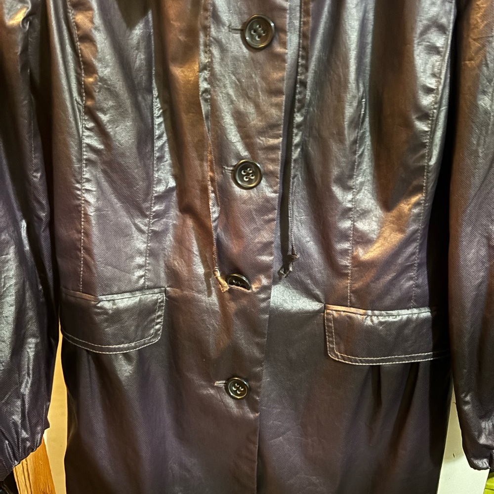 Peter Nygard Black Trench Coat